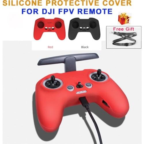 Free Gift DJI FPV Silicone Remote Cover Case For DJI FPV Combo Remote Controller Protector Skin Sleeve Drone Accessorries