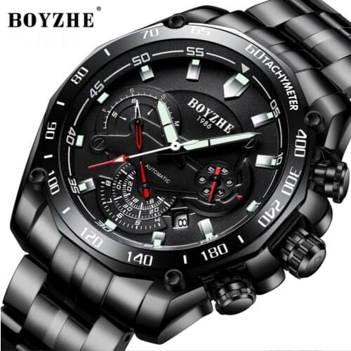 BOYZHE noctilucent water-resistant man mechanical watches