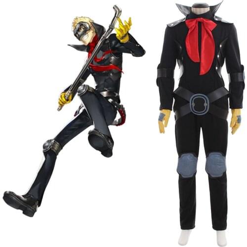 Cosplaydiy Anime Persona 5 Ryuji Sakamoto Cosplay Costume P5 Adult Mens Halloween Costume L320