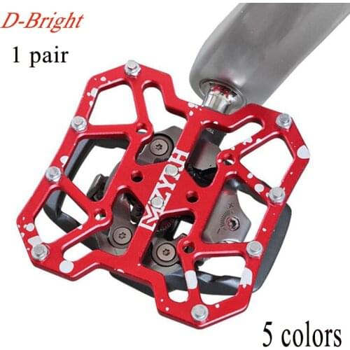 D-B 2pcs Bicycle Pedal Aluminum Alloy Flat Platform Adapter Conversion Universal Compatible MTB Road Bike Parts Accessories
