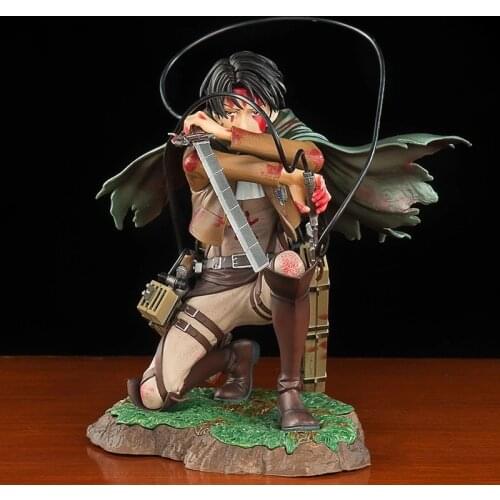 Rival Ackerman Action Anime Figure Attack On Titan Figure Model Toys 18cm Levi Figurine PVC Collection Statue Figuras Anime Gift