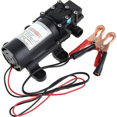 12V Electric Extractor Pump Transfer Oil Fluid Diesel Siphon Car Motorbike 60W 5L/min 0.8MPA Metal + Plastic