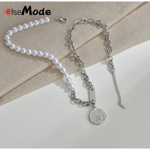 Женские ожерелья из жемчуга Elsemode China At AliExpress