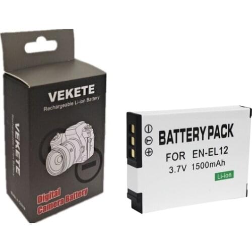 EN-EL12 EN EL12 Digital Camera Battery for Nikon CoolPix S610 S610c S620 S630 S710 S1000pj P300 P310 P330 S6200 S6300 S9400