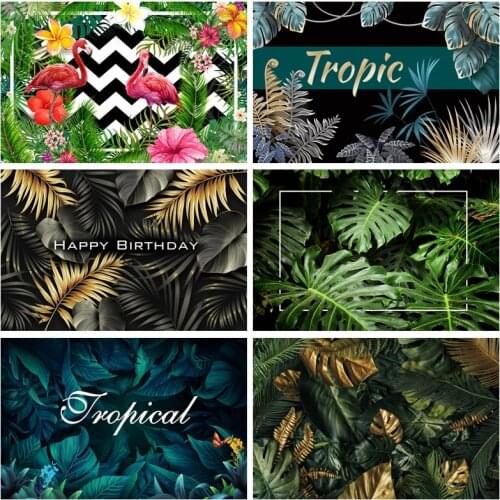 Yeele Tropical Palms Golden Green Trees Leaves Baby Portrait Photocall Photo Backgrounds Photography Backdrop For Photo Studio