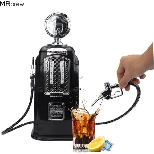Gas Pump Liquor Dispenser Double Gun Gas Station Beverage Dispenser For Vodka Rum Wine Machine Bar Butler Tools Beer Tap Faucet