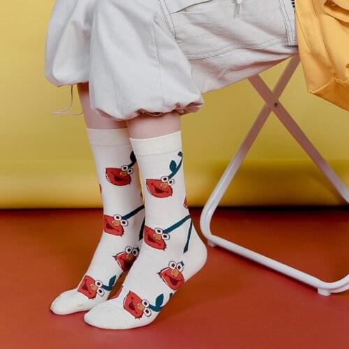 Hot Spring Gifts For The New Year Women Kawaii Mens Socks Cartoon Autumn Nature Animal Knitted Stockings Soft Funny Summer