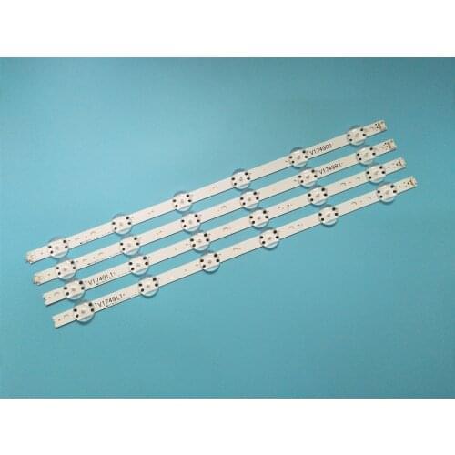 100% New LED Backlight strip For LG 49" V17 ART3 TV JB3B1591A02499 49UV340C 49UJ6510 49UJ6565 6916L-2862A 6916L-2863A LC490DGG