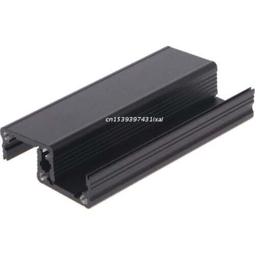 New DIY Extruded Electronic Project Aluminum Enclosure Case Black 80x25x25mm Dropship