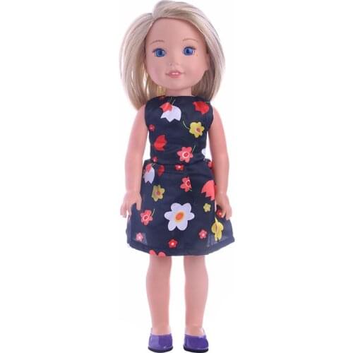 Doll Clothes cute dress Fit 14.5 Inch American Doll Reborn Baby Doll Toy Dress Clothes/ only sell clothes
