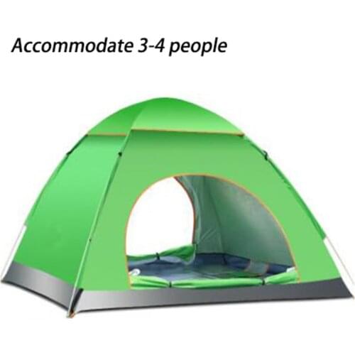 ZK30 Beach Tent Outdoor Automatic Quick Opening Outdoor Travel Camping Tent 3-4 people Folding Camping Supplies