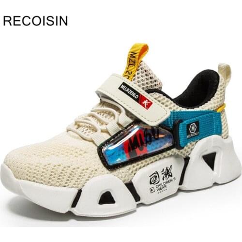 RECOISIN Kids Shoes Breathable Mesh Summer Shoes Casual Fashion Children Shoes Chunky Sneakers Girls Boys Sports Running Shoes