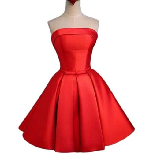 A line Sweetheart Sleeveless 8th Grade Graduation Dresses Party Dress vestido de festa curto Red Short Homecoming Dresses 2017