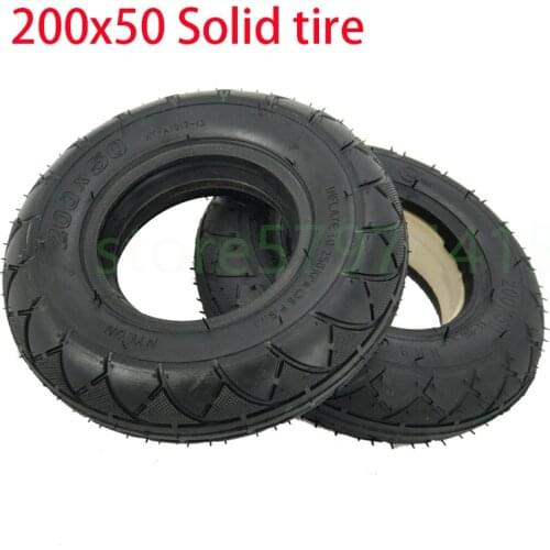 High speed 8 inches tire 200 x 50 (8x2) solid/foam filled 200x50 for Razor E100 E125 E200 Scooter Vapo