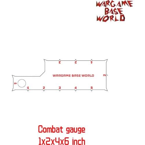 Wargame Base World - combat gauge - measure tooling - Battle gauge