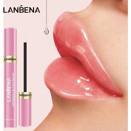 LANBENA Lip Plumper Liquid Repair Moisturizing Lip Fuller Lip Plump Up Lips Serum Increase Lip Elasticity Reduce Fine Lines Care