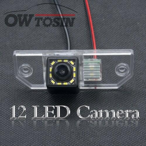 12 LED light Car Reverse Rear View Camera For Ford Mondeo C-Max Focus Focus MK II Focus 2 Fiesta S-MAX Backup Parking waterproof