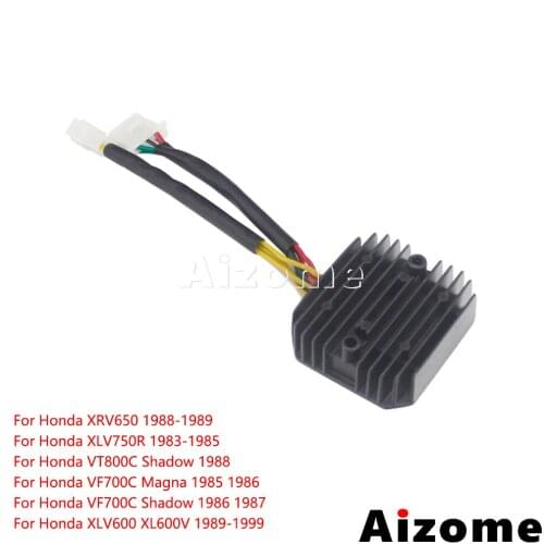 1x Motorcycle Voltage Regulator Rectifier For Honda XRV650 XLV750R VT800C VF700C Shadow Magna XLV600 XL600V Regulator Rectifier