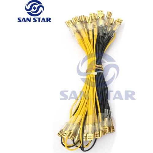 2 pcs of 12V Illuminated Button Wire Set For Arcade Game Machine Arcade Parts