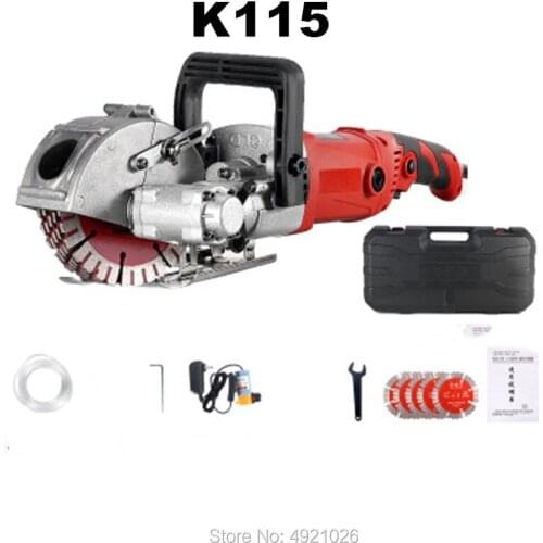 220V Hydropower Installation Electric Wall Chaser Concrete Wall Cutting Slotting Grooving Machine