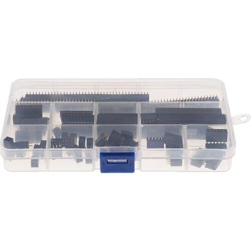 65pcs 2.54mm Pitch PCB Pin Header Pins & Sockets for Pi Breadboard