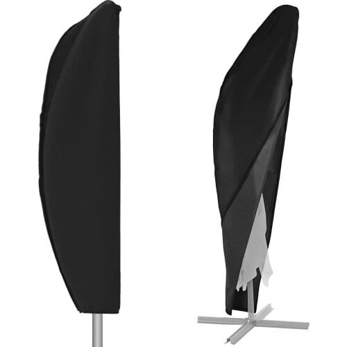 Patio Umbrella Cover Waterproof Outdoor Offset Umbrella Cover Fits Umbrella 9-13ft Waterproof Outdoor Umbrella Protective Cover