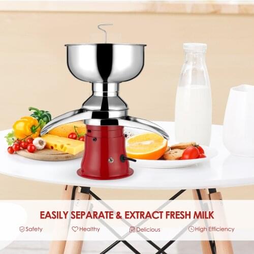 Electric Milk Separator Cream Separator Kitchen Centrifuge Cheese Makers Separator For Seperate Sheep Milk Goat Milk Other Dairy