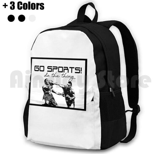 Go Sports! Do The Thing Outdoor Hiking Backpack Riding Climbing Sports Bag Go Sports Do The Thing Win The Points Go Sports Do