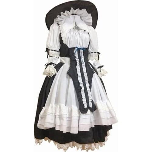 2020 TouHou Project Kirisame Marisa CuriositiesofLotusAsia Cosplay Costume,Size customizable