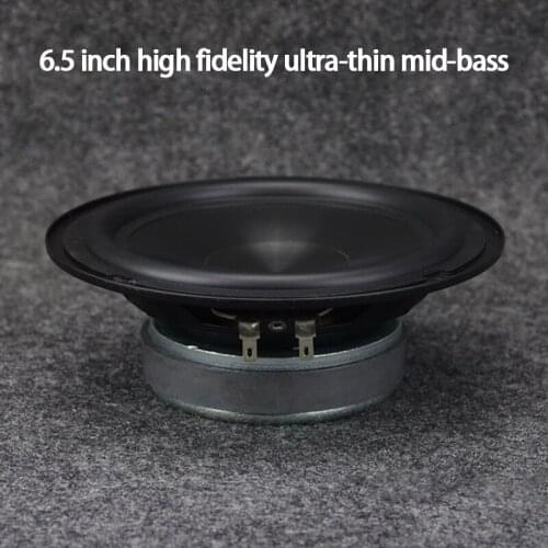 KYYSLB Q 50W 8ohm 6.5 Inch High Fidelity Ultra-thin Mid-bass Speaker Audiophile Speaker Good Bass Power Thick Midrange