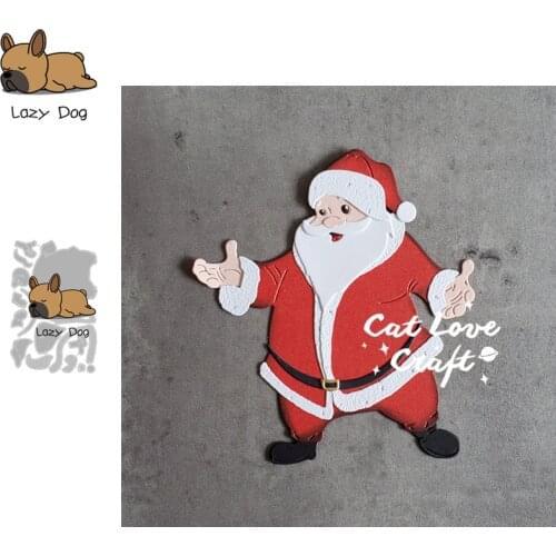 Christmas Santa Claus Metal Cutting Dies Scrapbooking Stencil DIY Mold Craft Embossing Die Cuts Card Making New Dies For 2020