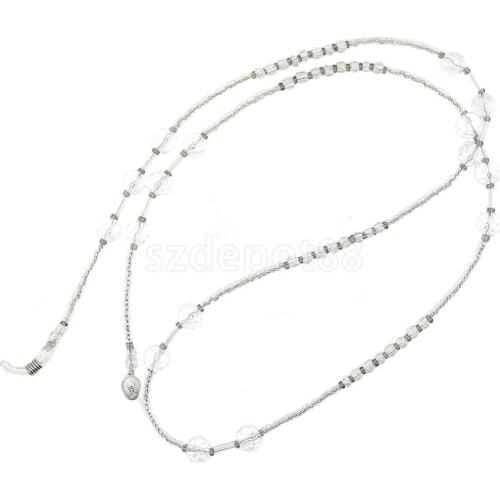 Lots Multisize Beads Beaded Eyeglass Lanyard Rope Chain Glasses Spectacle Glasses Holder Retainer for Women Men Sport Travel