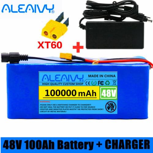 Genuine 48v lithium ion battery 48v 58Ah 1000w 13S3P Lithium ion Battery Pack For 54.6v E-bike Electric bicycle Scooter with BMS