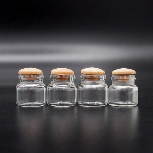 Odoria 1:12 Miniature 4PCS Glass Bottles Jars Dollhouse Kitchen Accessories