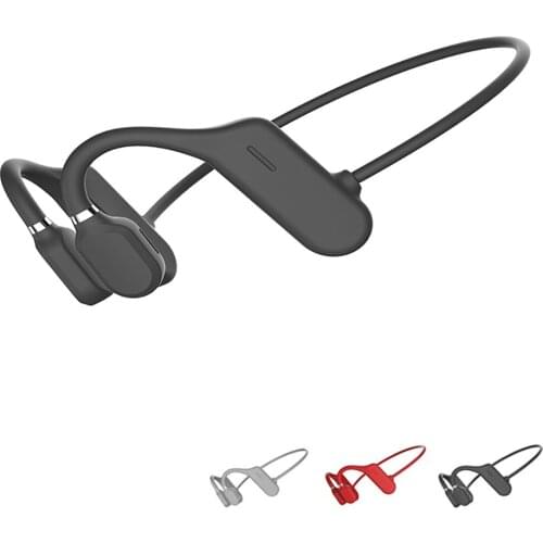 Bone Conduction Headset Bluetooth Wireless Water-proof High Fidelity Call Non Ear Sports Headset Game Player Noise Elimination