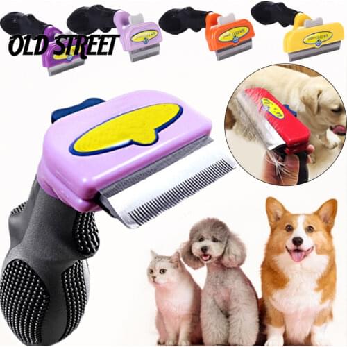Pet Hair shedding Comb Dog Cat hair remover Brush furminators for cats Hair Removal Comb for Dogs Cats Pet Supplie