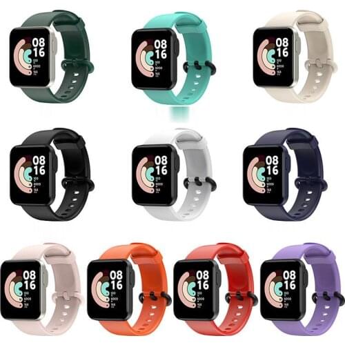 Wrist Strap For XiaoMi Mi Watch Lite Strap Replacement Sport Silicone Bracelet Correa For XiaoMi RedMi Watch Smart Belt