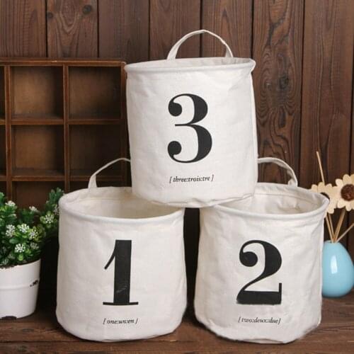 Folding Storage Baskets Linen Laundry Basket Standing Toy Storage Bag Home Bucket Waterproof Clothing Storage Basket