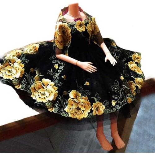 20Yards Handmade Hair Decoration Polyester Lace Trim 20cm Width Floral Fabric Wedding Dress Skirt Fabric Applique