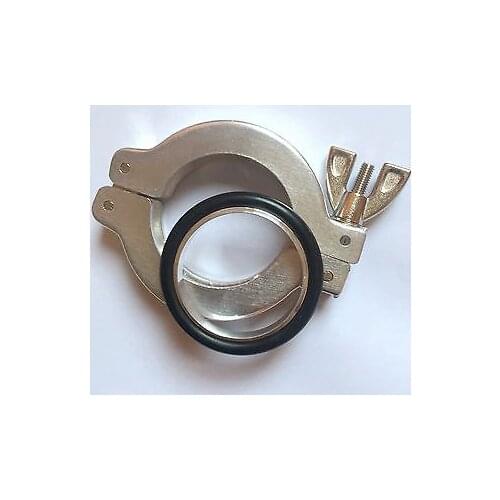1PC KF40 Aluminum Vacuum Clamp Pump Flange Fitting Parts With O-ring and Bracket XWJ