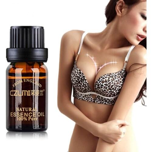 1PCS Natural Plant Type lavender Breast Enhancement Massage Oil Promote Breast Growth Essence Prevents sagging Lifting Compact