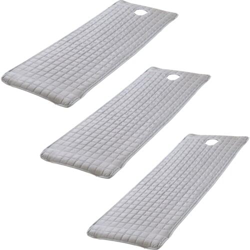 3pcs Non-slip Massage Table Pad Spa Bed Sheet Pads with Face Breath Hole