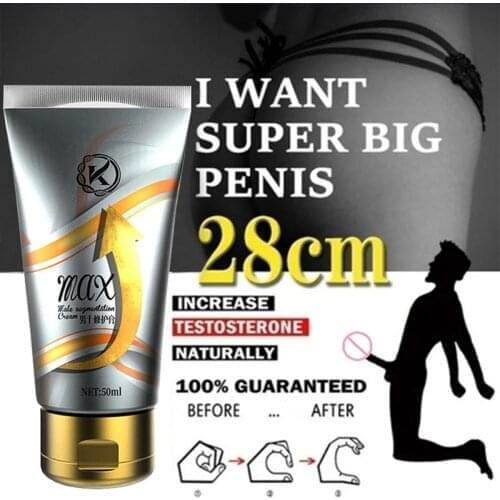 50ml Men Penis Enlargement Massage Cream Max Size Erection Sex Products Man Aphrodisiac Paste Private parts Activity Care Gel
