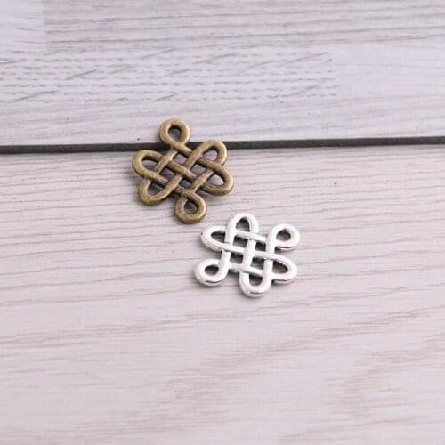 70pcs/lot Hollow Filigree Jewelry Findings 14*17mm Vintage Silver color Diy Jewellery Making