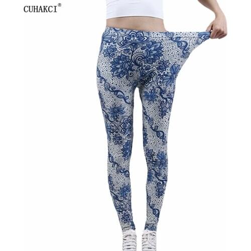 CUHAKCI Sport Leggings Fitness Womens Stretch Yoga Leggins Running Gym Full Length Active Pants Push Up Tights Stretch Jogging