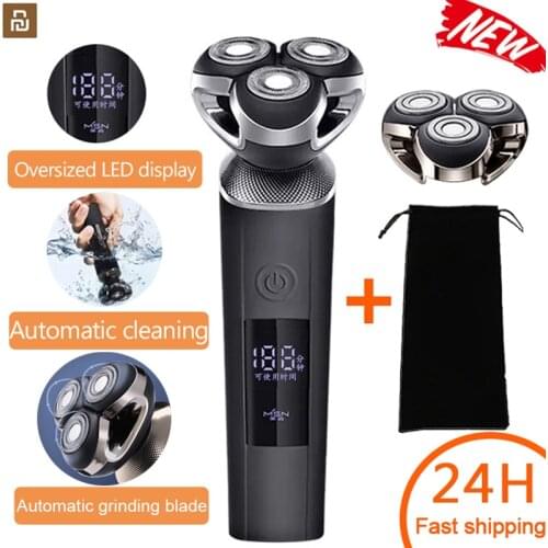 Xiaomi Electric shaver for men razor beard trimmer for mens haircut hair clipper wet and razor can be washed automatic cleaning