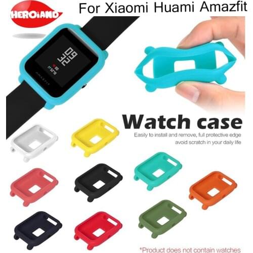 Soft Protector Case Cover for Xiaomi Amazfit Bip BIT PACE Lite Youth Protect Watch Frame Shell For Xiaomi Huami Amazfit Watch