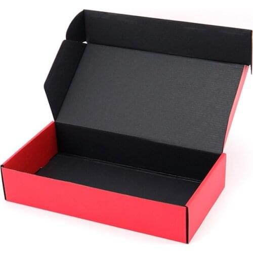 Cheap Folding custom corrugated mailer boxes Logo Printed Garment Packaging Paper Corrugated Shipping mailer boxes custom