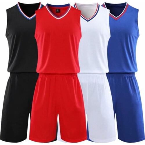 Blank Basketball Jersey Womens and youth customized Jersey Mens Comfortable and breathable training team jersey