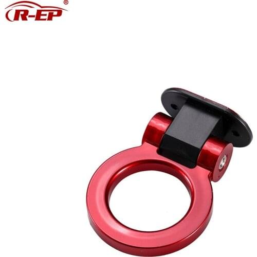 R-EP Universal Car Tow Hooks Strap ABS Towing Tuning Bumper Sticker Dummy for Car-styling
